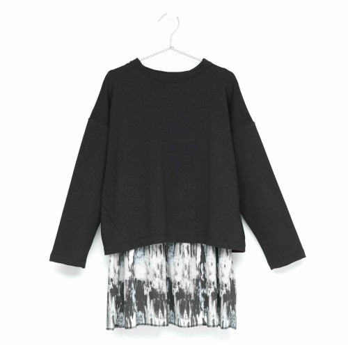 ANDORINE Aurora Print Contrast Dress /Green ANDORINE Aurora Print Contrast Dress /Green