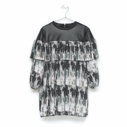 ANDORINE Aurora Print Dress / Green