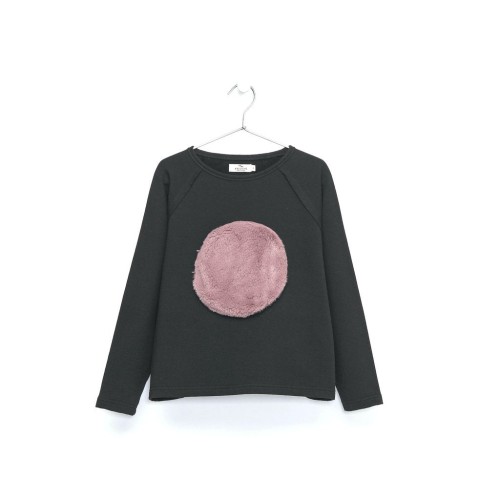 ANDORINE Embellished Long sleeve Top / Black